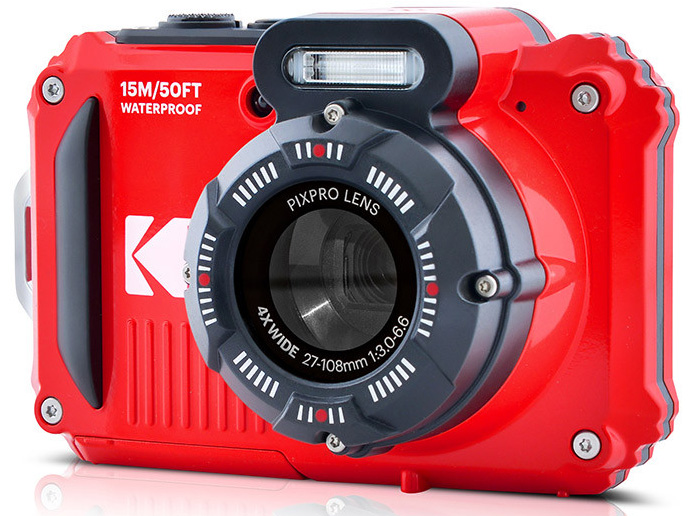kodak wpz2 rojo + 2 pilas + micro sd 16g - Imagen 3